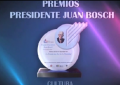 Entrega de Galardón Presidente Juan Bosch a Jimmy Sierra. FundaReD